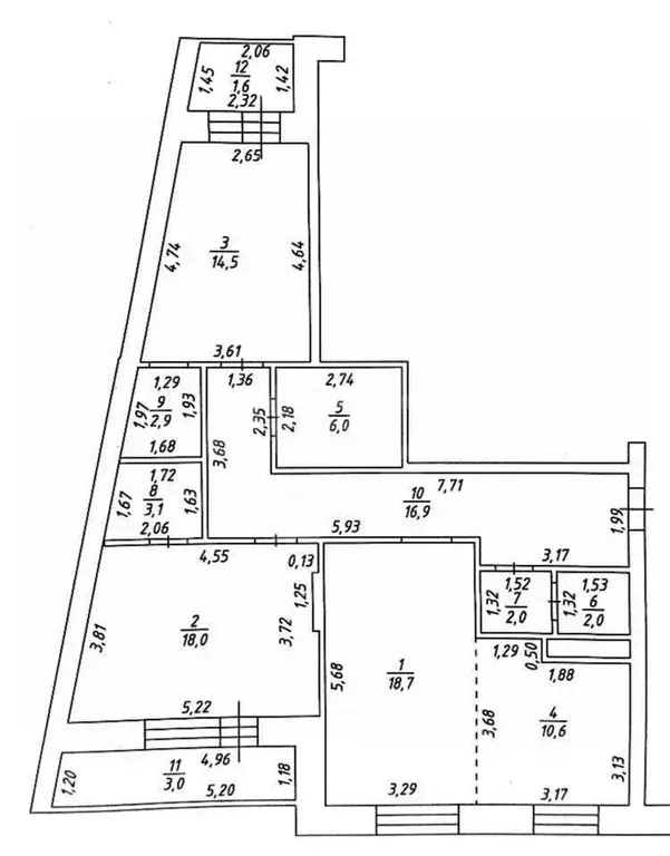 3-к кв. Татарстан, Казань ул. Баки Урманче, 1 (90.8 м) - Фото 2