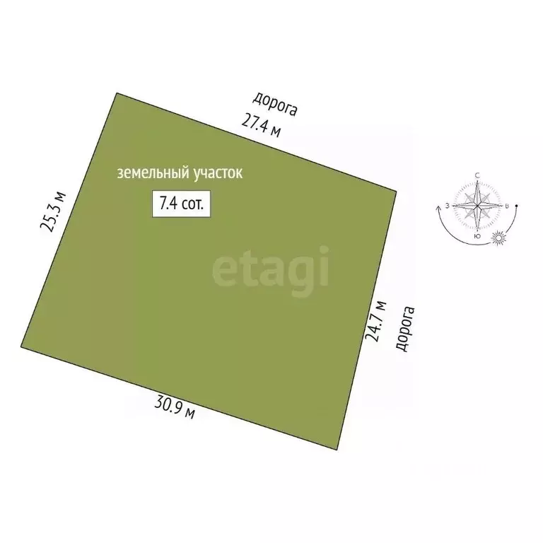 Участок в Севастополь ш. Монастырское, 8/7 (7.38 сот.) - Фото 2