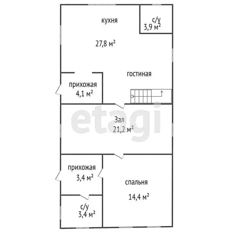 Дом в хутор Семигорский, Центральная улица (150 м) - Фото 1