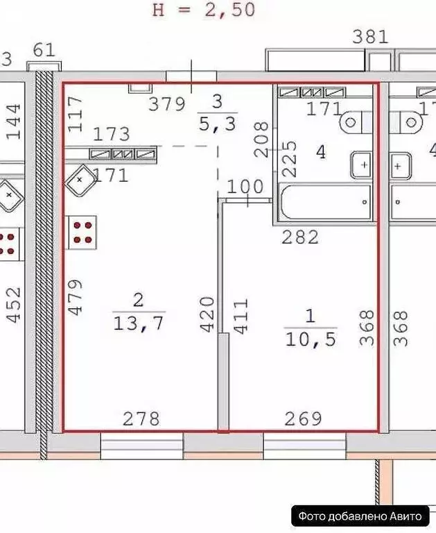 1-комнатная квартира: Екатеринбург, Дорожная улица, 12 (33.3 м) - Фото 1