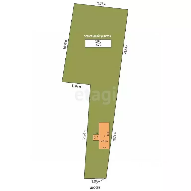 Участок в Ростовская область, Ростов-на-Дону пер. Руднева (10.0 сот.) - Фото 2