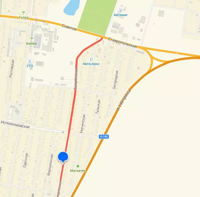 Участок в Краснодарский край, Абинск Темрюкская ул. (8.14 сот.) - Фото 2