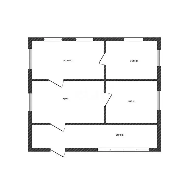 Дом в село Ая, Садовая улица (40.5 м) - Фото 1