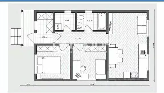 Дом в Ивановская область, Иваново ул. Дальняя Балинская (54 м) - Фото 2