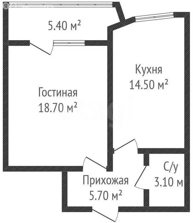 1-комнатная квартира: Краснодар, микрорайон Центральный, улица ... - Фото 0