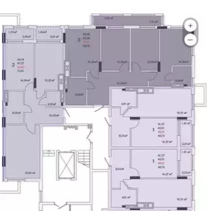 3-к кв. Калининградская область, Гурьевский муниципальный округ, пос. ... - Фото 2