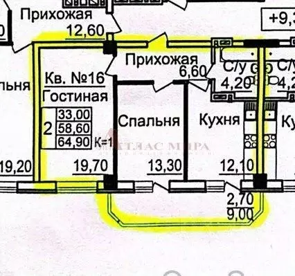 2-к кв. Ростовская область, Ростов-на-Дону Северный мкр, бул. ... - Фото 1