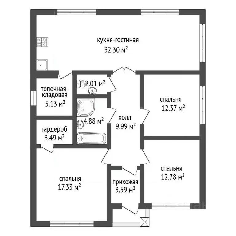 Дом в Ростовская область, Аксайский район, Щепкинское с/пос, пос. ... - Фото 2