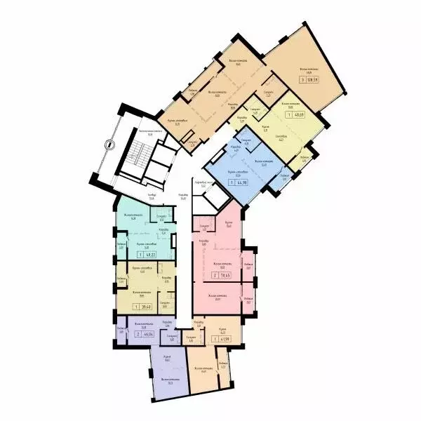 3-комнатная квартира: Хабаровск, улица имени Лейтенанта С.В. Орлова, 9 ... - Фото 1