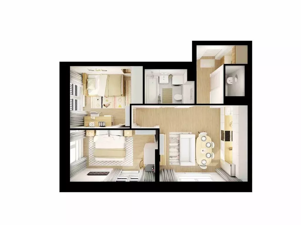 2-комнатная квартира: Москва, Новоостаповская улица, 7к2 (49.1 м) - Фото 1