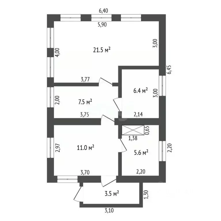 Дом в Амурская область, Благовещенск ул. Богдана Хмельницкого, 121 (52 ... - Фото 1
