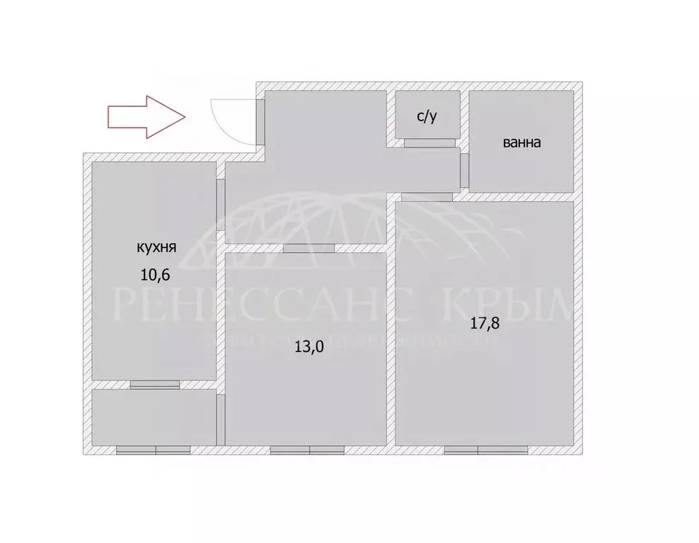 2-к кв. Севастополь ул. Вакуленчука, 28 (58.0 м) - Фото 2