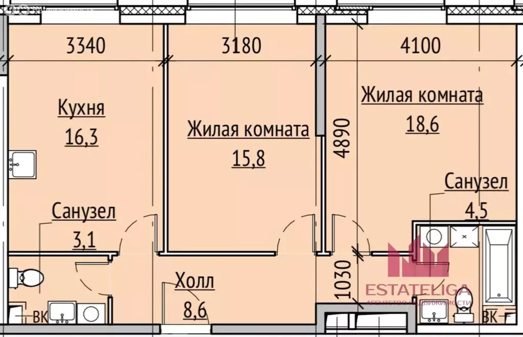 2-комнатная квартира: Москва, проспект Лихачёва, 12к2 (68 м) - Фото 0