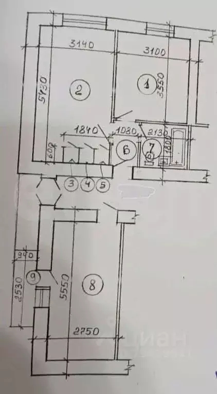 3-к кв. Адыгея, Майкоп ул. Димитрова, 18 (48.9 м) - Фото 1