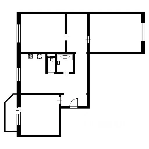 3-к кв. Санкт-Петербург ул. Маршала Казакова, 32 (69.5 м) - Фото 2