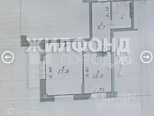 1-к кв. Новосибирская область, Новосибирск ул. Серебряные Ключи, 6 ... - Фото 1