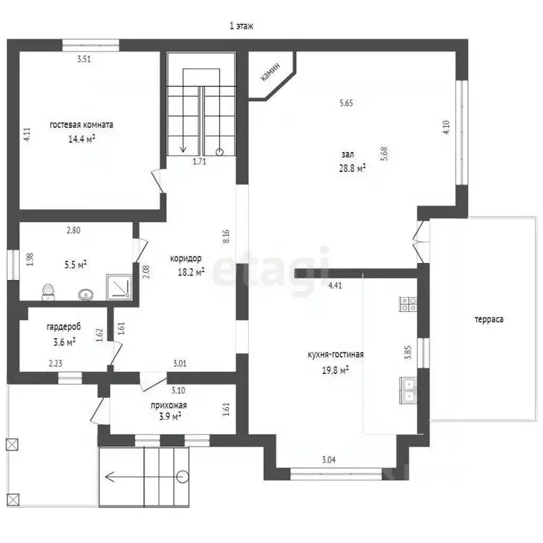 Дом в Севастополь ул. Танкистов, 74 (250 м) - Фото 1