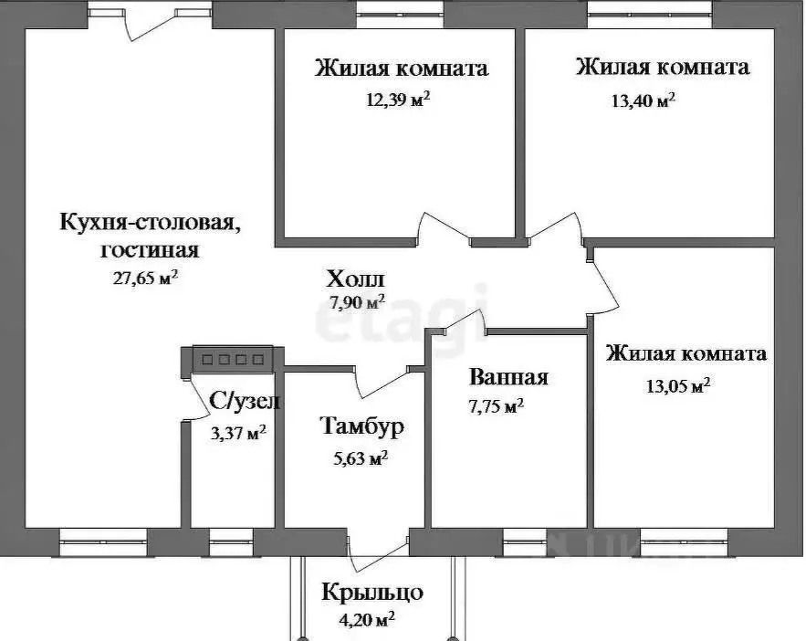 Дом в Липецкая область, Липецкий муниципальный округ, с. Тюшевка ул. ... - Фото 0