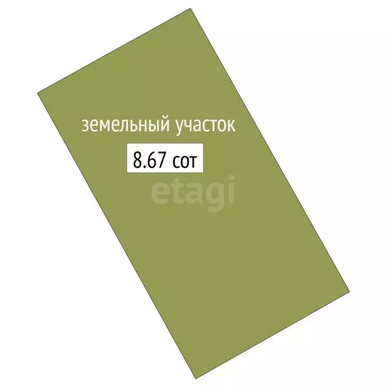 Участок в посёлок Садовый, Речная улица (8.67 м) - Фото 1