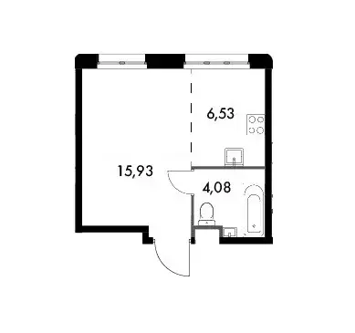 Продаётся квартира-студия, 26.54 м - Фото 0