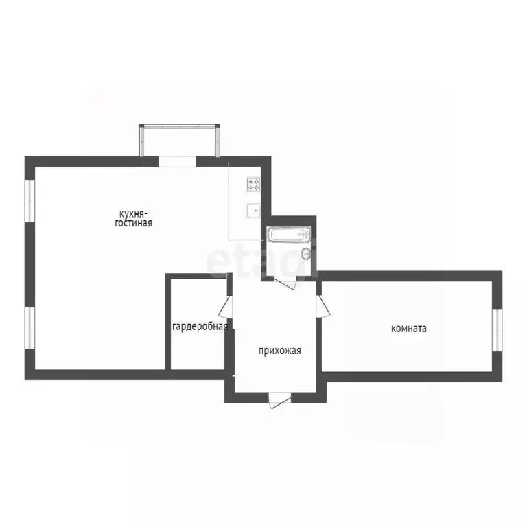 2-к кв. Бурятия, Улан-Удэ ул. Смолина, 81 (53.8 м) - Фото 0