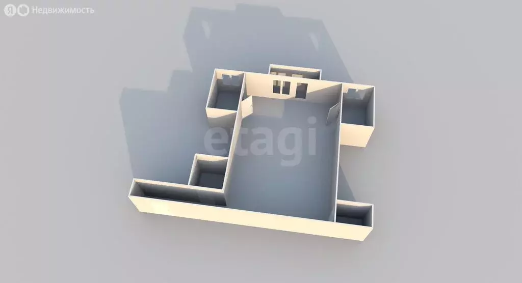 2-комнатная квартира: Холмск, Молодёжная улица, 10 (44.4 м) - Фото 1