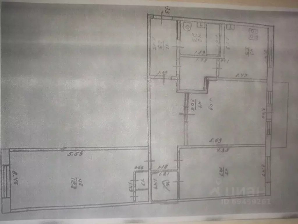 3-к кв. Кировская область, Киров ул. Калинина, 3а (57.1 м) - Фото 2
