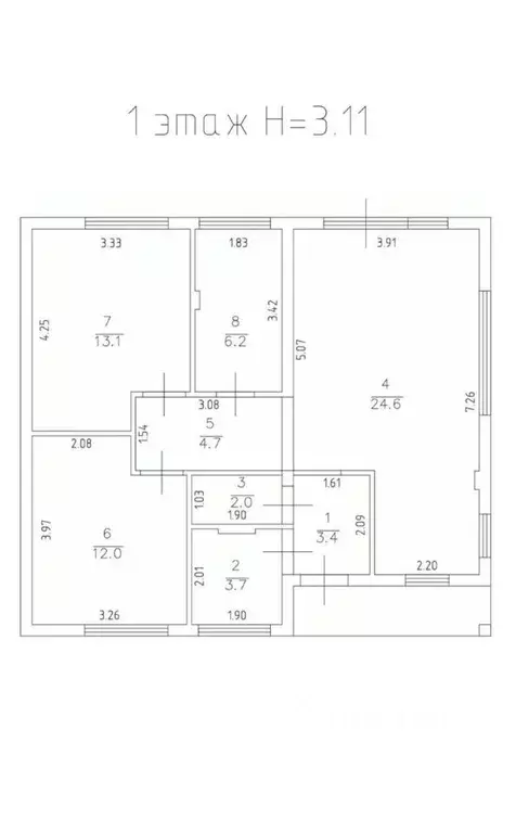Дом в Калининградская область, пос. Приморье ул. Лесная, 8 (74 м) - Фото 2
