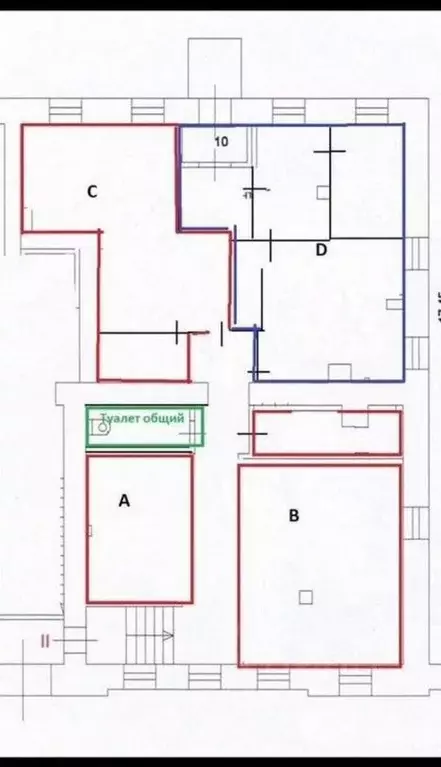 Помещение свободного назначения в Москва ул. Бахрушина, 28 (152 м) - Фото 2