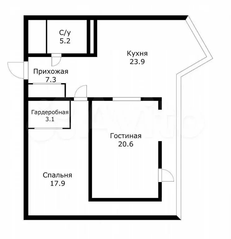 2-к. квартира, 80 м, 19/25 эт. - Фото 0