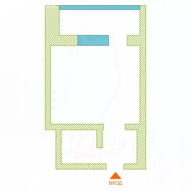 1-комнатная квартира: Тюмень, улица Мельникайте, 67 (25 м) - Фото 2