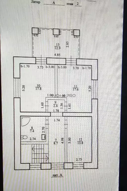 Дом в Башкортостан, Уфа пос. Баланово, ул. Воеводская, 20 (163 м) - Фото 2