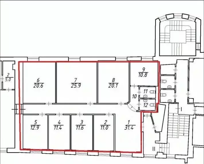 Офис в Москва Воронцовская ул., 20с6 (166 м) - Фото 2