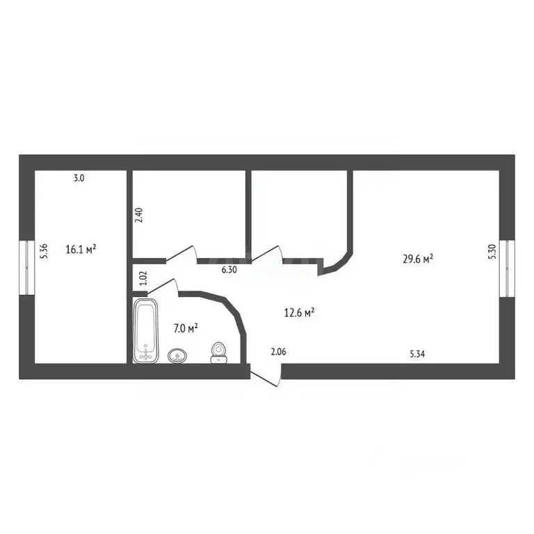 3-к кв. Вологодская область, Вологда Пречистенская наб., 30 (92.0 м) - Фото 1