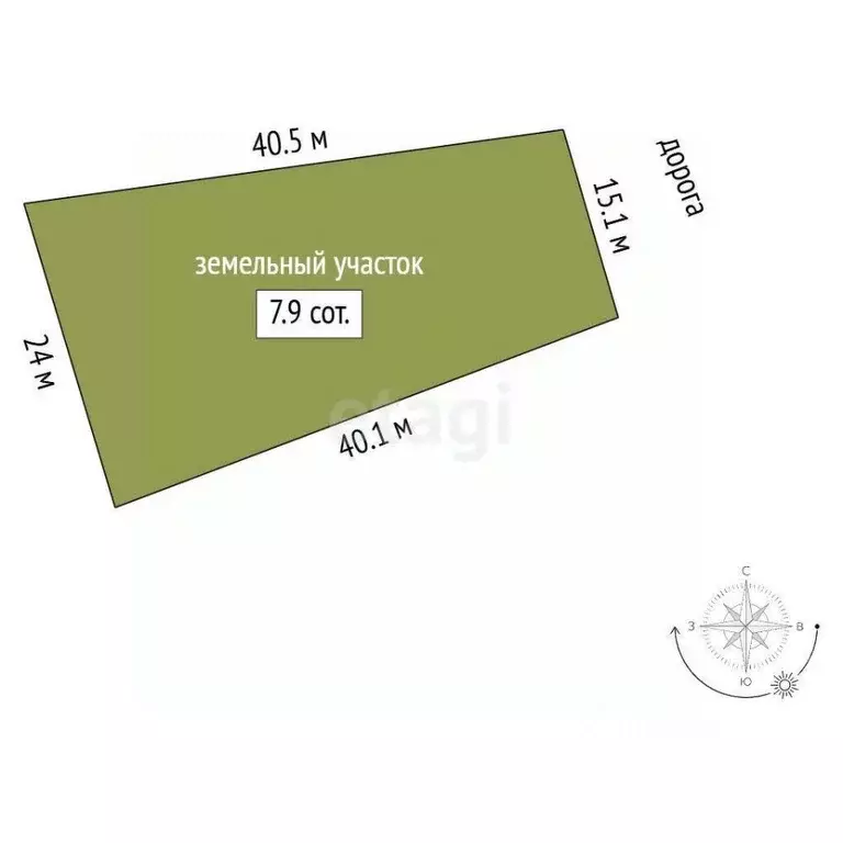 Участок в Крым, Бахчисарайский район, Каштановское с/пос, с. Отрадное ... - Фото 2