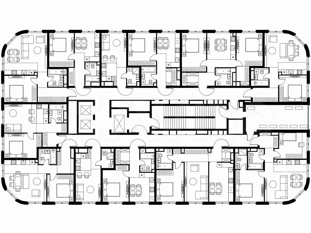 2-к. квартира, 58,1 м, 13/29 эт. - Фото 1