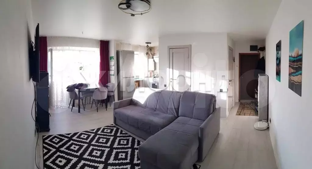 3-к. квартира, 54,7 м, 5/5 эт. - Фото 0