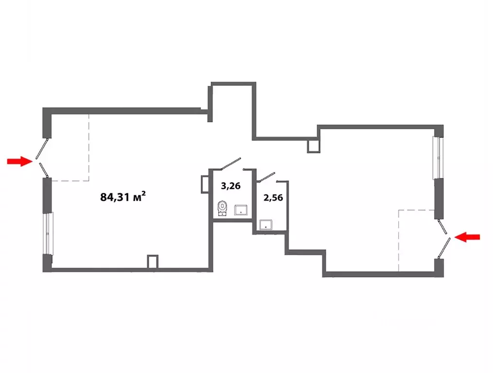 Помещение свободного назначения в Ленинградская область, Всеволожский ... - Фото 2
