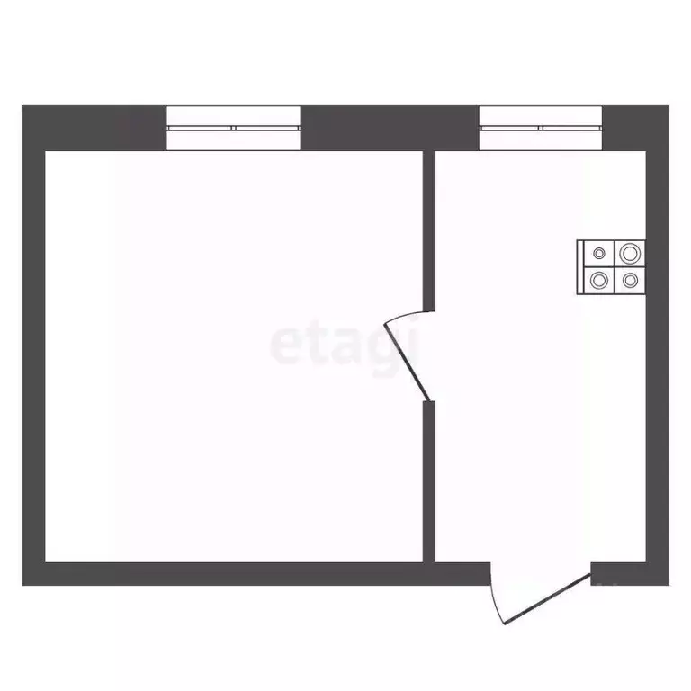 Комната Вологодская область, Вологда ул. Горького, 95 (17.9 м) - Фото 2