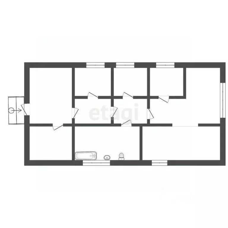 Дом в Саратовская область, Балашов ул. 30 лет Победы, 1Б (66 м) - Фото 2