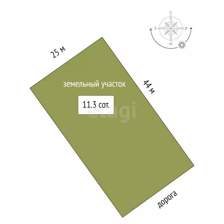 Участок в село Ковардицы, Озёрная улица (11.3 м) - Фото 0