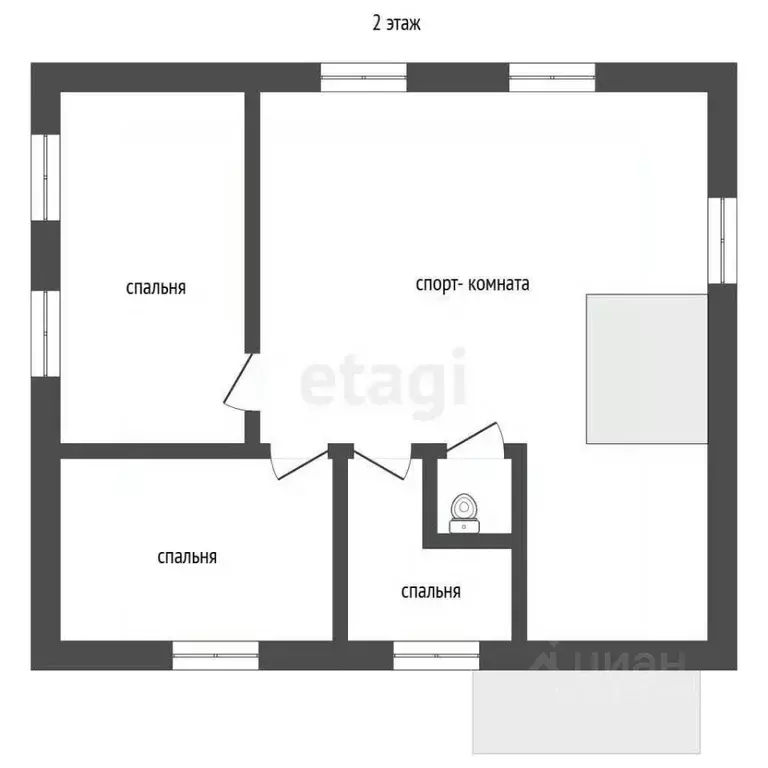 Дом в Калужская область, Жуковский район, Высокиничи с/пос, с. ... - Фото 2