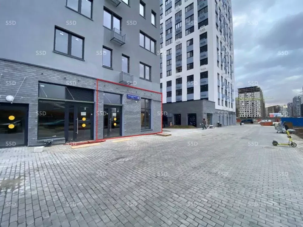 Торговая площадь в Москва Прокшино жилой комплекс, к11.2.3 (103 м) - Фото 1