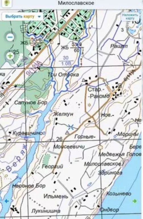 Участок в Новгородская область, Новгородский район, Ракомское с/пос, ... - Фото 2