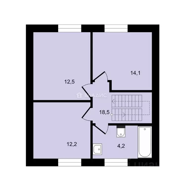 Дом в Нижегородская область, Нижний Новгород с. Елховка,  (120 м) - Фото 2