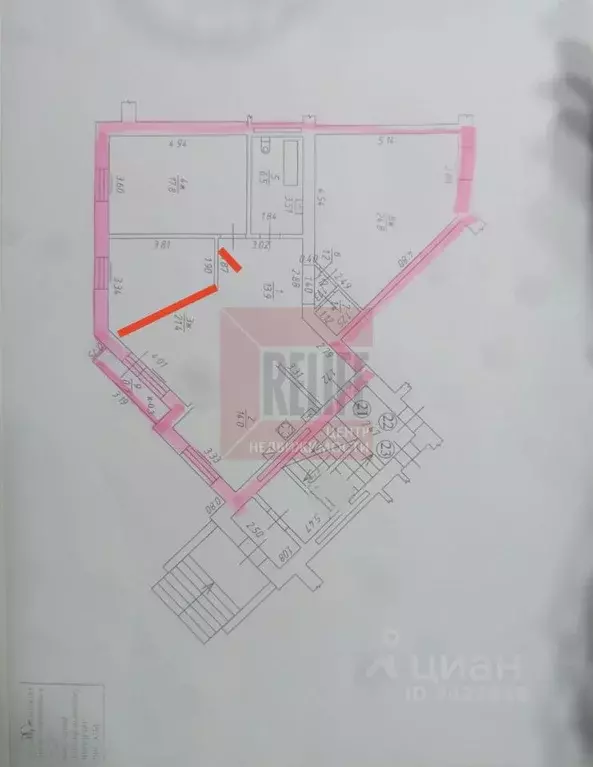 3-к кв. Калининградская область, Калининград ул. Толбухина, 4 (101.0 ... - Фото 2