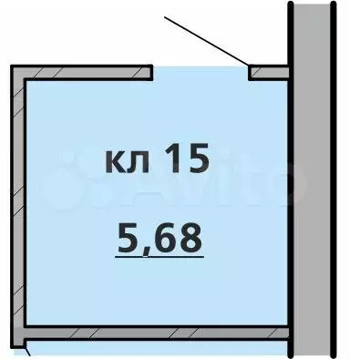 Кладовка, 5.68 м - Фото 0