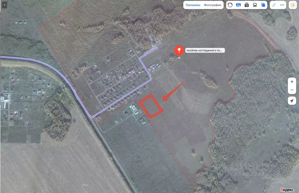 Участок в Курганская область, Кетовский муниципальный округ, пос. ... - Фото 1