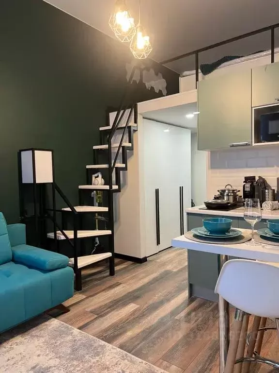Студия Санкт-Петербург Тележная ул., 29 (23.0 м) - Фото 0