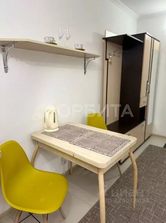 Студия Тюменская область, Тюмень ул. Александра Логунова, 3 (16.6 м) - Фото 1